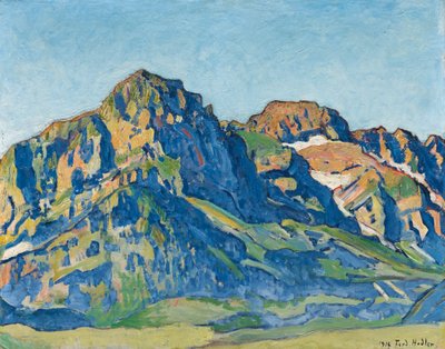 The Dents Blanches by Ferdinand Hodler